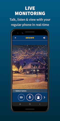 Swish Eye Home Security Camera - Image screenshot of android app