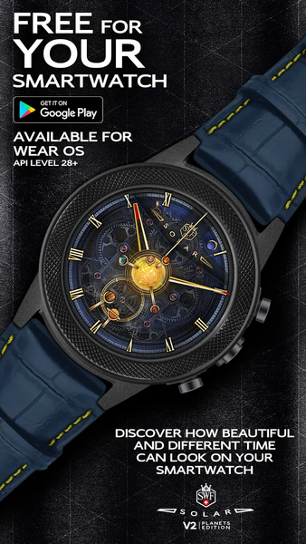 SWF Solar Planets Watch Face - Image screenshot of android app