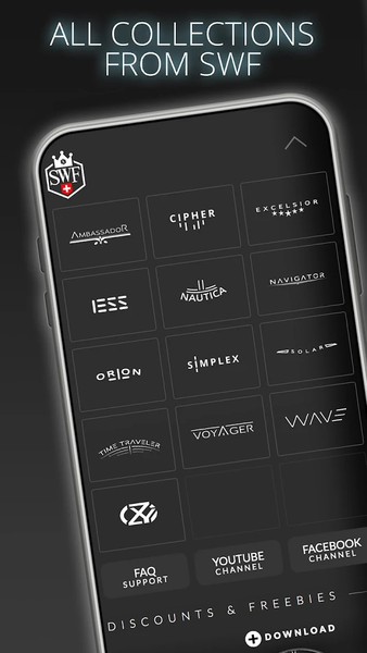 SWF Swiss Watch Face Store - عکس برنامه موبایلی اندروید