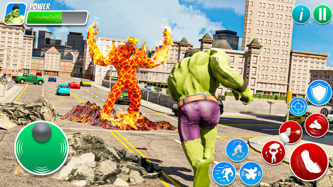 Monster Hero Superhero Game 3D - عکس بازی موبایلی اندروید