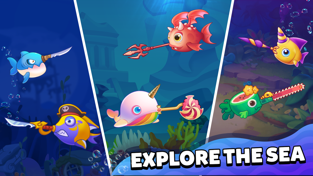 Sword Fish.IO: Fish Clash - عکس بازی موبایلی اندروید