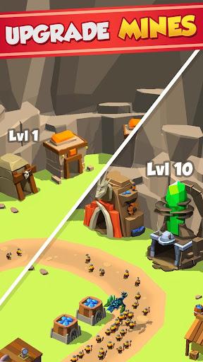 Idle Mining Tycoon Stone Miner - Gameplay image of android game