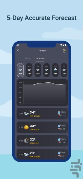 skycast | هواشناسی - عکس برنامه موبایلی اندروید