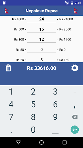 Cash Calculator -Money Counter - Image screenshot of android app