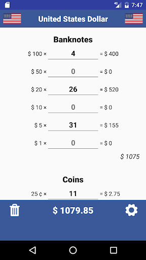 Cash Calculator -Money Counter - Image screenshot of android app