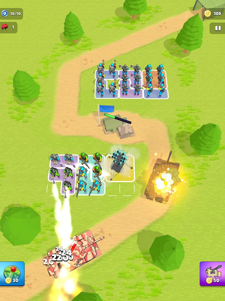 Tower Royal Defense - Gameplay image of android game