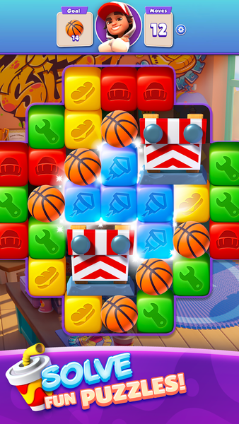 Subway Surfers Blast - Gameplay image of android game