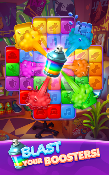 Subway Surfers Blast - Gameplay image of android game