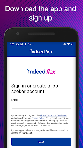 Indeed Flex - Image screenshot of android app
