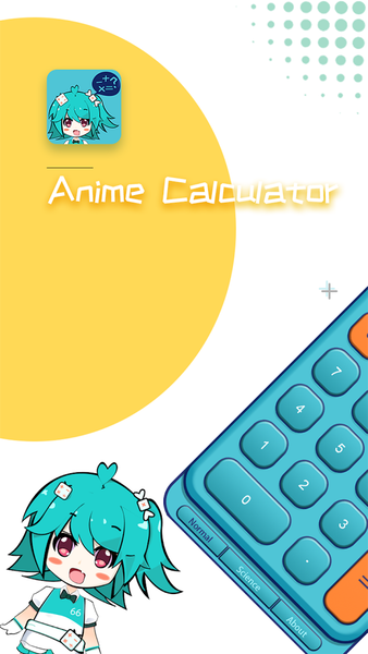 Calculator plus-special Anime - Image screenshot of android app
