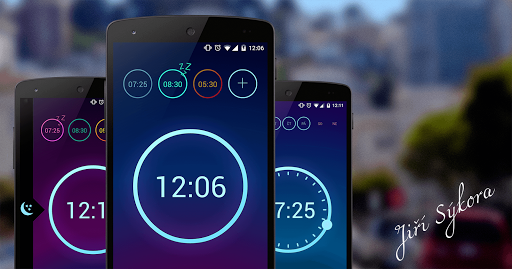 Neon Alarm Clock - Image screenshot of android app