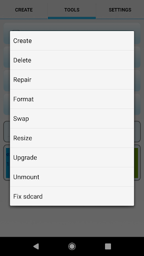 AParted ( Sd card Partition ) - Image screenshot of android app