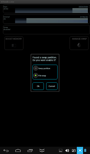 AMemoryTool Swap Enabler Root - Image screenshot of android app