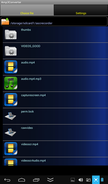 Audio Converter (MP3 AAC OPUS) - Image screenshot of android app