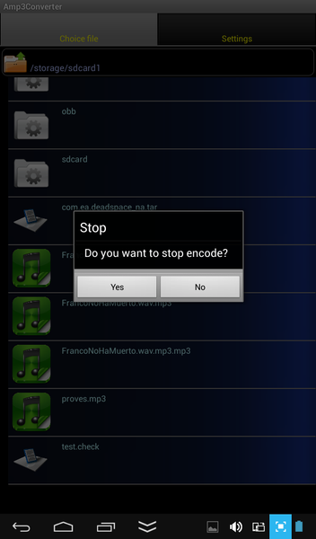 Audio Converter (MP3 AAC OPUS) - Image screenshot of android app