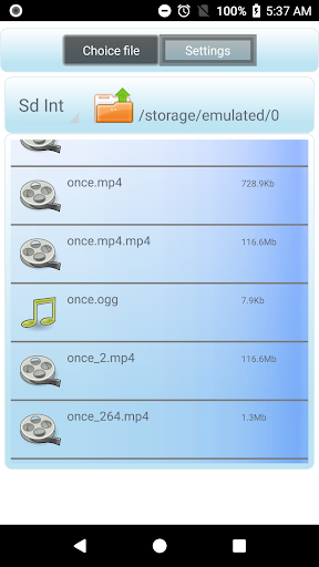 Video converter mp4 - Image screenshot of android app