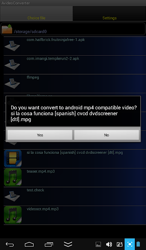 Video converter mp4 - Image screenshot of android app