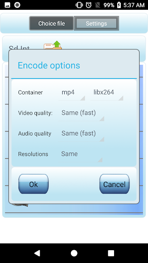 Video converter mp4 - Image screenshot of android app