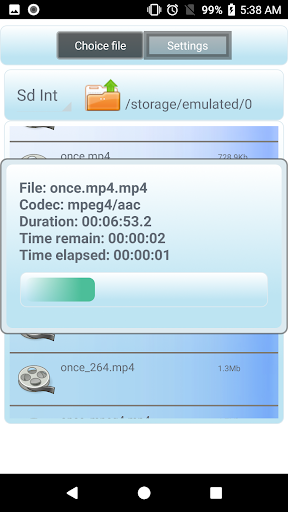 Video converter mp4 - Image screenshot of android app