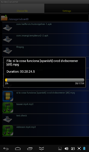 Video converter mp4 - Image screenshot of android app