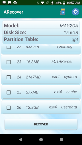 ARecover recover deleted photo - Image screenshot of android app