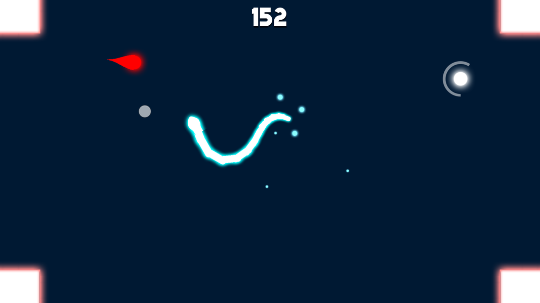 Neon Snake Game - Gameplay image of android game