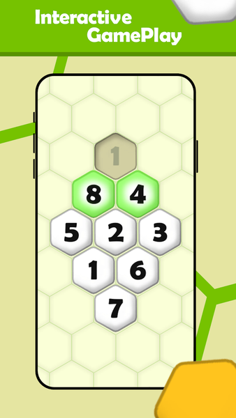 Hexa Sort: Number Puzzle Game - Gameplay image of android game