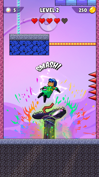 Black Spider: Rope Symbiote - Gameplay image of android game