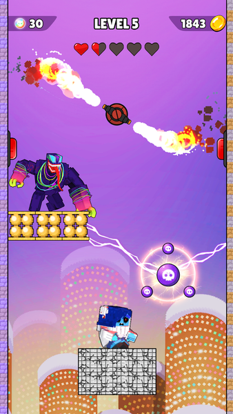 Black Spider: Rope Symbiote - Gameplay image of android game