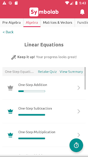 Symbolab Practice - عکس برنامه موبایلی اندروید