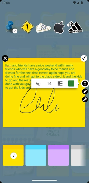 Sticky Notes + Widget - Image screenshot of android app