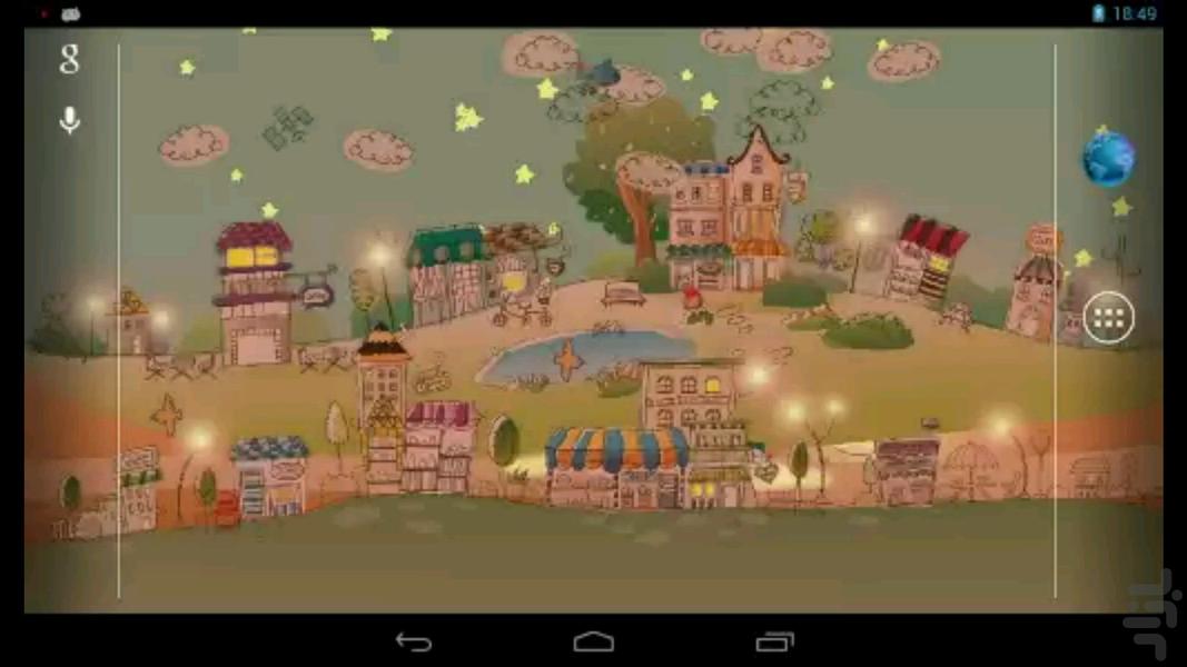 Cartoon City Live Wallpaper - Image screenshot of android app