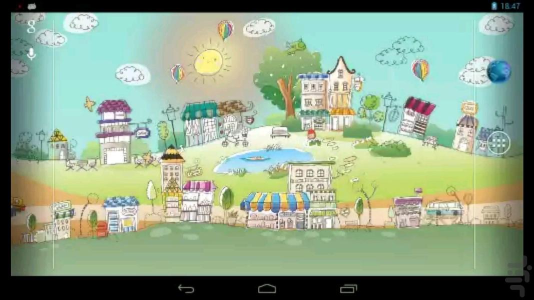 Cartoon City Live Wallpaper - Image screenshot of android app