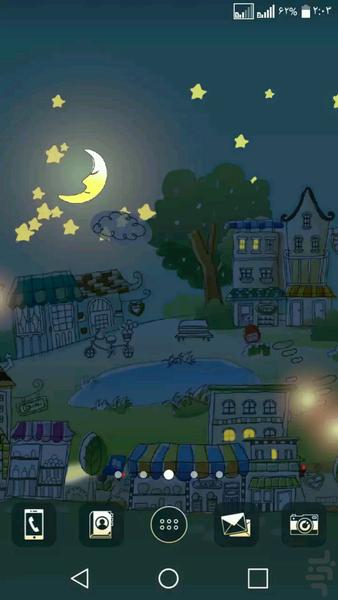 Cartoon City Live Wallpaper - Image screenshot of android app