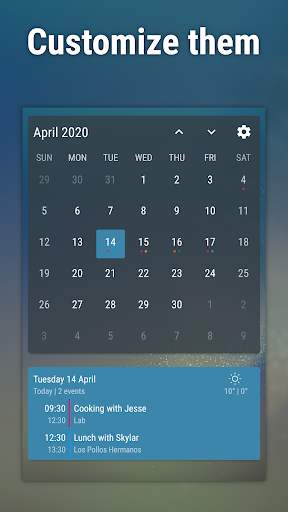 Event Flow Calendar Widget - عکس برنامه موبایلی اندروید