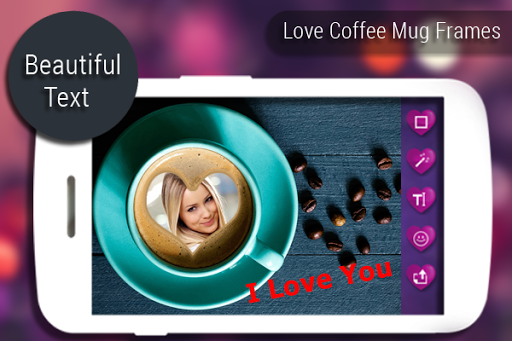 Love Coffee Mug Frames - Image screenshot of android app