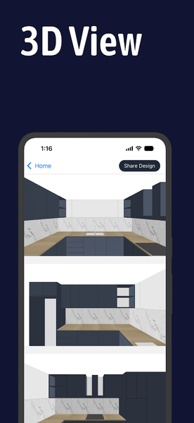 Kitchen Design App - عکس برنامه موبایلی اندروید