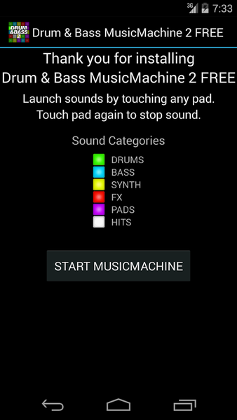 Drum & Bass Dj Drum Pads 2 - Image screenshot of android app