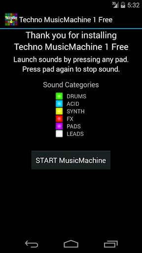 Techno Dj Drum Pads 1 - Image screenshot of android app