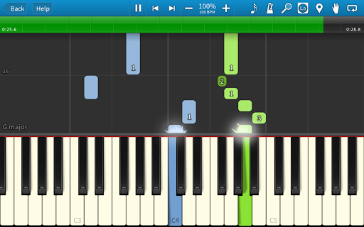 Synthesia - عکس برنامه موبایلی اندروید