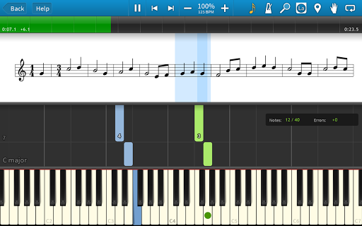 Synthesia - عکس برنامه موبایلی اندروید