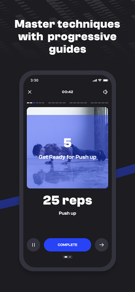 Thenx: Calisthenics Training - Image screenshot of android app