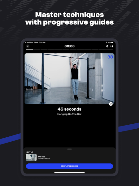 Thenx: Calisthenics Training - Image screenshot of android app