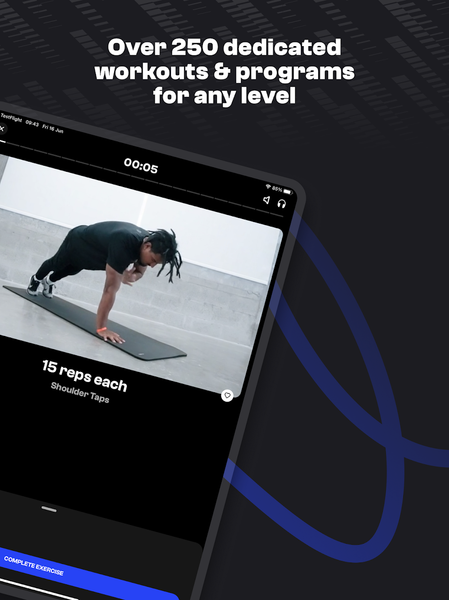 Thenx: Calisthenics Training - Image screenshot of android app