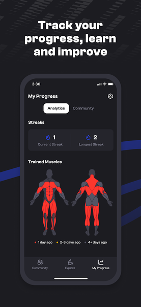 Thenx: Calisthenics Training - Image screenshot of android app