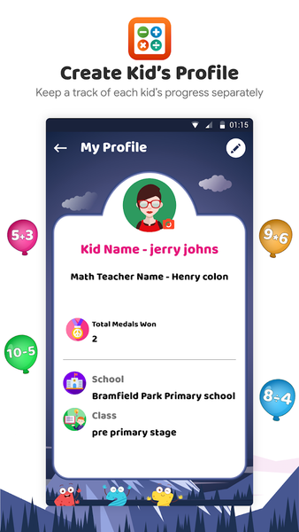 Learn Math App:Game of Numbers - عکس بازی موبایلی اندروید
