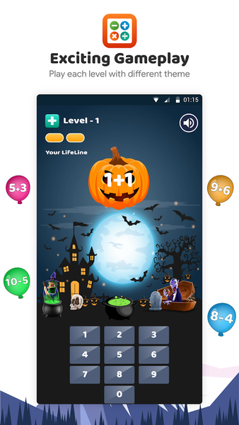 Learn Math App:Game of Numbers - عکس بازی موبایلی اندروید