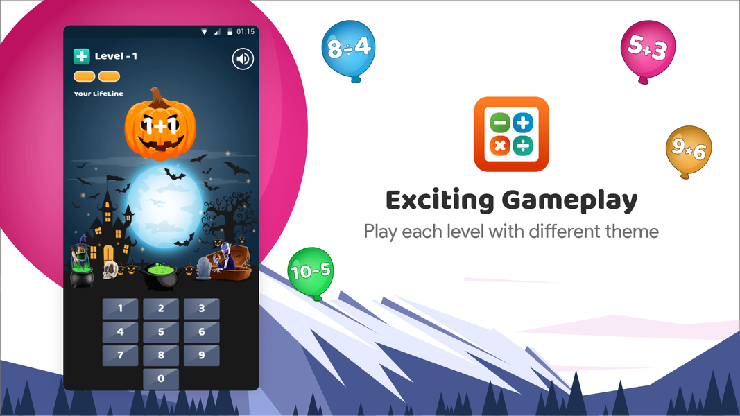 Learn Math App:Game of Numbers - عکس بازی موبایلی اندروید