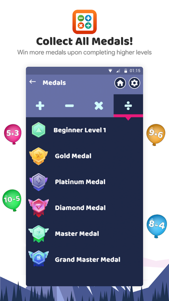 Learn Math App:Game of Numbers - عکس بازی موبایلی اندروید