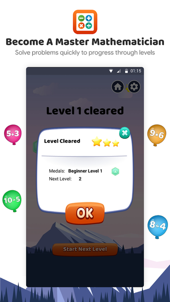 Learn Math App:Game of Numbers - عکس بازی موبایلی اندروید